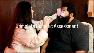 ASMR Dr Performs Complete Diabetic Assessment Endocrinologist Medical Exam of Eyes Mouth Hands [upl. by Waldron39]