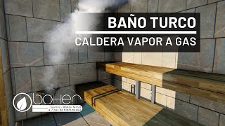 Construcción y Diseño BAÑO TURCO a GAS  BOHER Saunas y Turcos [upl. by Assadah532]