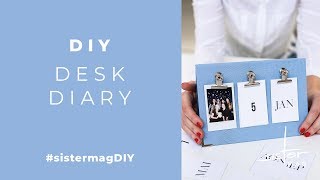 DIY Desk Diary sistermagDIY [upl. by Stormie]