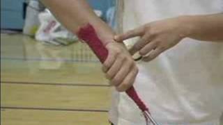 How to Play Badminton  Backhand Flick Serve in Badminton [upl. by Inna]