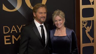 Stephen Nichols and Mary Beth Evans 50th Annual Daytime Emmy Awards Red Carpet [upl. by Hayashi874]