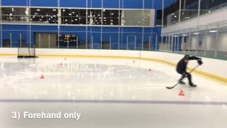 6 skating progression hockey drills [upl. by Irollam]