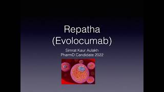 Repatha  Evolocumab [upl. by Broucek453]