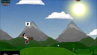 CycloManiacs 2  Flash Game  Gameplay [upl. by Elbertine372]