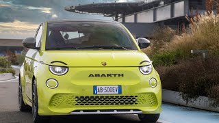 Fiat Abarth 500e 2023 Exterior Interior Driving [upl. by Gelasias]