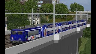 ORTS Transilien N Cabride Paris Montparnasse  Dreux DAPA [upl. by Aisilef311]