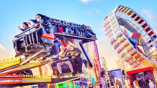 Trowbridge Fun Fair Vlog 2022  My First Time at this Ground Dodgem Carnage amp More [upl. by Ahsiekin]