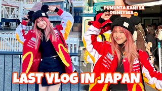 PUMUNTA KAMI SA DISNEYSEA JAPAN😍 Our last vlog in japan  Mahalia E [upl. by Rab]