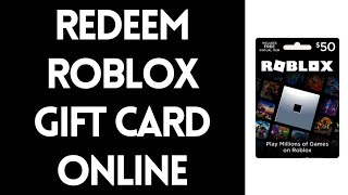 How to Redeem Roblox Gift Card Online 2022 [upl. by Murrell]