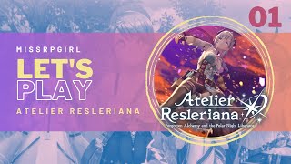 Lets Play Atelier Resleriana 01 gaming atelier atelierresleriana [upl. by Githens]