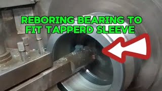 reboring bearing plslikesubscribe machine machineworks latheturning RonaldVidadwi2ky [upl. by Rosaleen]