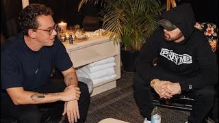 Logic Meets Eminem For The First Time quotGets Emotional Backstagequot [upl. by Henrieta]