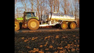 Uncut Gülle fahren mit Joskin Modulo 2 und Deutz Fahr 6210 C Shift [upl. by Neeka]