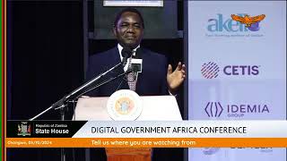 DIGITAL GOVERNMENT AFRICAN CONFERENCE HIS SPEECH IS INSPIRING [upl. by Eentrok]