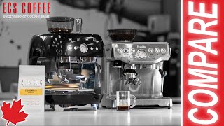 Smeg Manual Espresso Machine vs Breville Barista Express  Comparison [upl. by Odnumde]