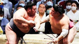 Haru Basho 2024 Day 10 Takakeisho vs Daieisho [upl. by Enortna252]