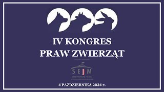 IV Kongres Praw Zwierząt Senat Sala obrad plenarnych [upl. by Bever51]