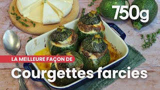 La meilleure façon de Réussir les courgettes farcies au reblochon  750g [upl. by Ressan]