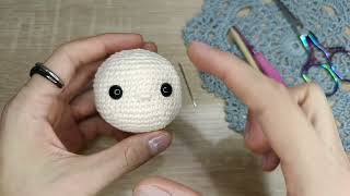 Tutorial para Tejer Esferas de Navidad a Crochet 1 cabeza [upl. by Nerita202]