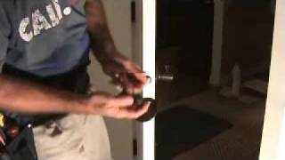 How to repair a privacy lever locking door handle [upl. by Art]