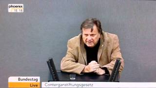 Conterganstiftungsgesetz Dr Ilja Seifert  Die Linken  2009MOV [upl. by Elram]