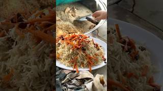 Original Peshawari Kabuli Pulao Street Food in Peshawar shorts [upl. by Ateuqram]