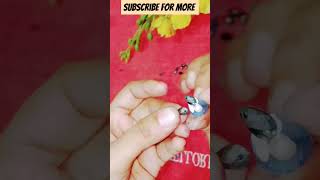 creative finger ring 💍 making at home subscribe for more diy shortvideo [upl. by Lindbom]