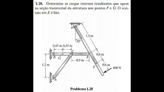 Resistência dos Materiais  Tensão  Resolução Problema 128 HIbbeler 7 edição [upl. by Alika]