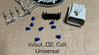 Holley In out Coil pack O2 universal connector [upl. by Cinnamon157]