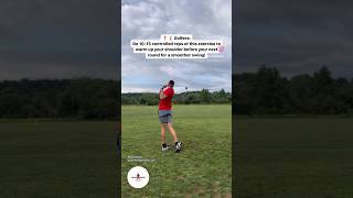 Do this exercise before golfing for better shoulder mobility and a smoother swing [upl. by Eleaffar]