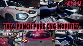 2024 Tata Punch Pure Cng Modified  Punch Modification With 30 Discount  Tata Punch Modified 🔥 [upl. by Marucci]