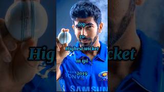 top 10 highest wicket in ipl 2019ipl 2019 me koun sabse zyada wicket liya haicricket shorts ipl [upl. by Earahs]