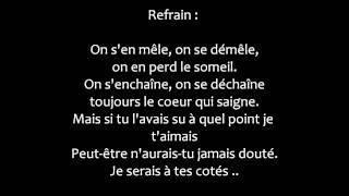 Je voulais juste que tu maimes  Amel Bent Lyrics [upl. by Atorod]