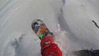 Chamonix 2018 winter freeride snowboarding [upl. by Proulx238]