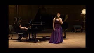 Carolina Sullivan Suleika II  Franz Schubert  Jessie Kneisel Winners Recital [upl. by Selohcin912]