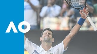 Novak Djokovic v Denis Shapovalov match highlights 3R  Australian Open 2019 [upl. by Eitnom]