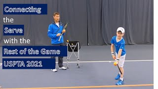 CONNECTING THE TENNIS SERVE WITH THE REST OF THE GAME [upl. by Annayek71]