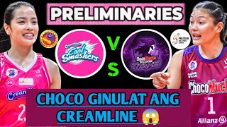 CHOCO GINULAT ANG CREAMLINE SA 3 SET WOW CONGRATULATIONS CHOCO NAKA SURVIVE 💜 [upl. by Aron495]