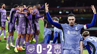 Arsenal Vs Liverpool 02 FA cup Highlights 2023  Luis Diaz goal vs Arsenal  Kiwior own goal [upl. by Raybin]