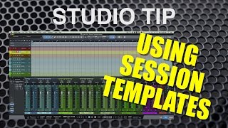 Studio One 3 Session Templates  Set Up amp Review [upl. by Frannie70]