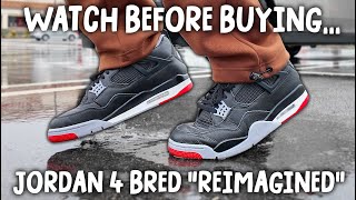 I Wore Jordan 4 BRED REIMAGINED for 1 week and This is What Happened [upl. by Theodora]