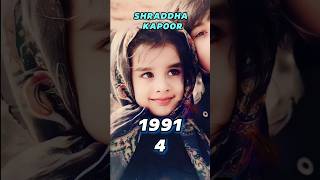 SHRADDHA KAPOOR Age Transformation 19872025  shraddhakapoor stree2 [upl. by Nanreik]