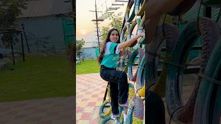 Climbing Race mein kon jeetega  🏆😎 priyalkukreja shorts ytshorts [upl. by Halet]