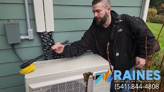 Raines HVAC  Heat Pump Cleaning [upl. by Ennayt]