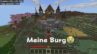 Minecraft Bummies meine Burg wurde GESPRENGT  😭😖😡🚀 [upl. by Sturges900]