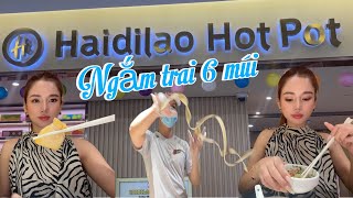 Ăn lẩu Haidilao xem trai 6 múi tại Vincom landmark 81 tập 13 Haidilao hotpot at Vincom Landmark 81 [upl. by Russ124]