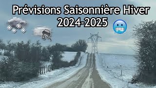 Prévisions Saisonnière HIVER 20242025 [upl. by Jumbala]