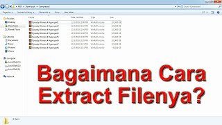 Cara Extract File BerPart [upl. by Yadsnil]