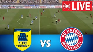 🔴 LIVE Düren gegen Bayern München  Internationale ClubFreundschaftsspiele 2024 [upl. by Gawlas198]