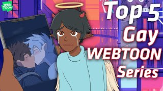 MY TOP 5 GAY WEBTOON SERIES [upl. by Levey]